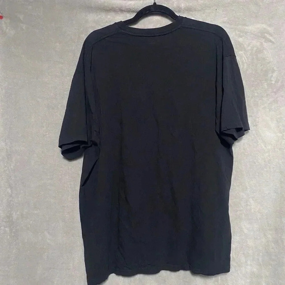 Superman Men’s Black T-Shirt Raised Logo RARE DC COMICS SIZE 2XL - Picture 4 of 4